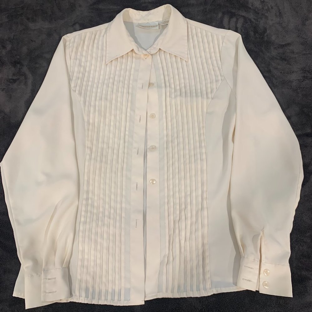 Small Women's Blouse in Cream/Off-white